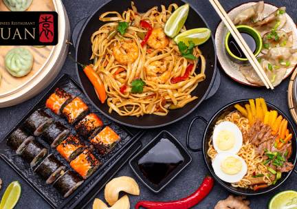 All-You-Can-Eat sushi & grill (2,5 uur) bij Yuan Restaurant