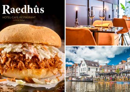 2-gangen keuzelunch bij 't Raedhûs in hartje Dokkum