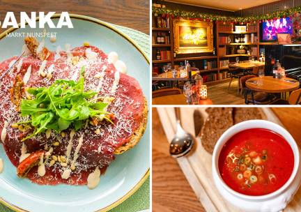 2-gangen keuzelunch bij Banka Nunspeet