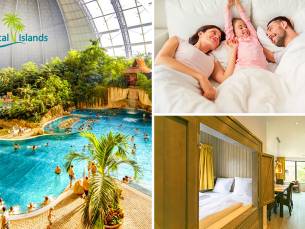 2 of 3 overnachtingen voor 4 tot 6 personen bij Tropical Islands
