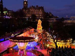 Beleef een betoverende Kerst in een 4*-hotel in het Schotse Edinburgh incl. vlucht