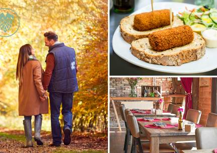 Wandelarrangement incl. gebak en lunch bij Bierbrouwerij Oijen