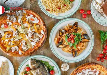 2-gangen keuzediner + koffie/thee bij La Roza