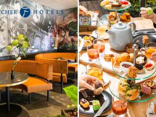 High Tea, High Wine, High Beer of High Bubbles voor 2 bij Fletcher Hotels