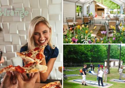 Midgetgolf (18 holes) + pizza bij Brasserie de Wrange