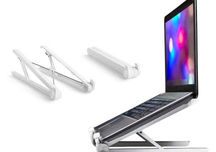 Laptopstandaard Verstelbaar - Opvouwbaar En Makkelijk Mee Te Nemen! ...