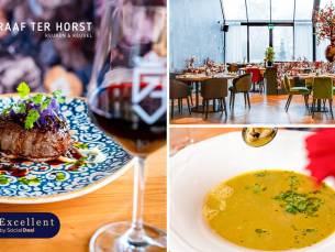 Wisselende soep van de dag + chateaubriand (500 gram) + verse frietjes bij Graaf ter Horst