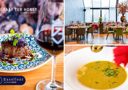 Wisselende soep van de dag + chateaubriand (500 gram) + verse frietjes bij Graaf ter Horst