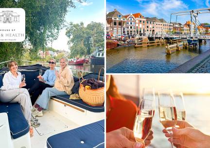 Rondvaart door Zwolle (2 uur) + glas bubbels + nootjes voor 2 tot 10 pers.