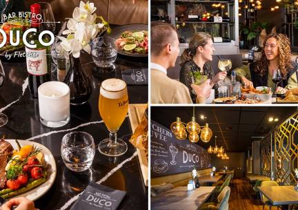 3-gangendiner bij een Bar Bistro DuCo
