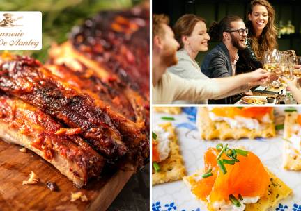 3-gangendiner Ã  la carte + mandje brood bij Brasserie de Aanleg