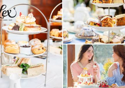 Luxe high tea (2 uur) + bubbels bij Bij Lex