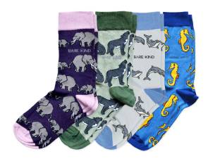 Wild at Heart Bamboo Sock Set | UK Adult 4-7