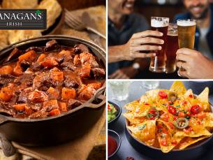 3-gangen keuzediner bij FlanaganÂ´s