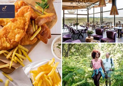 Fiets- of wandelarrangement + 2-gangenlunch bij Brasserie The Valley
