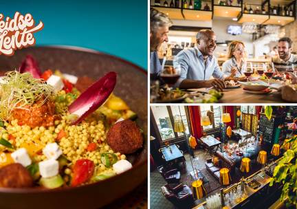 2-gangen shared lunch bij Culture Cafe Leidse Lente