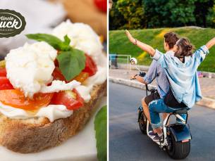 Ochtendtour e-chopper (2,5 uur) + lunchgerecht naar keuze bij Uncle Buck