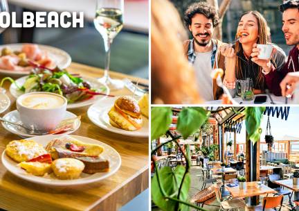 Ontbijt aan zee bij Solbeach