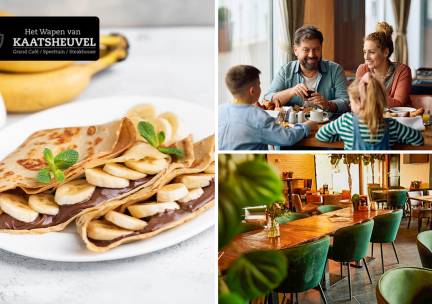 Onbeperkt pannenkoeken (2 uur) bij Het Wapen van Kaatsheuvel