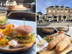 Hoofdgerecht of 3-gangen keuzediner bij CafÃ© de Gouwe in Oegstgeest