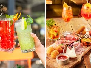 3 cocktails + borrelplank bij Grand CafÃ© de Babbelaar Drachten