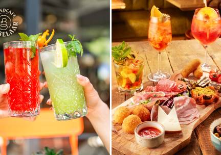 3 cocktails + borrelplank bij Grand CafÃ© de Babbelaar Drachten