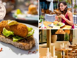 Lunchgerecht Ã  la carte of zondagsbrunch bij Dunes Beachclub