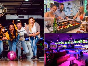 Bowlen (1 uur) + plategrill