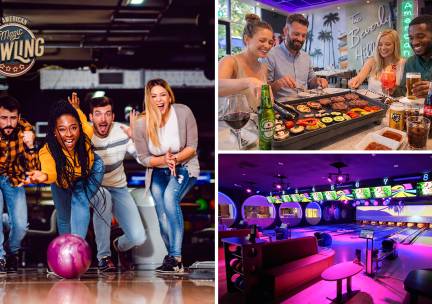 Bowlen (1 uur) + plategrill