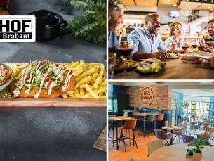 3-gangendiner met loaded schnitzel naar keuze bij Hof van Brabant