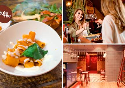 Italiaans 3-gangen keuzediner of -lunch bij Ndujame in hartje Utrecht