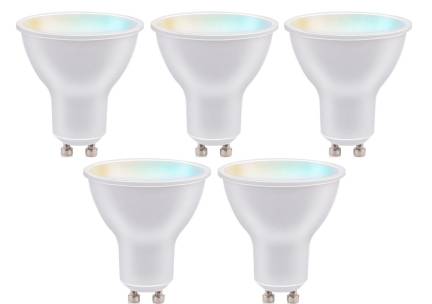 5-pack Alpina WiFi Smart GU10 LED-lamp - 4,9W - 470 lm