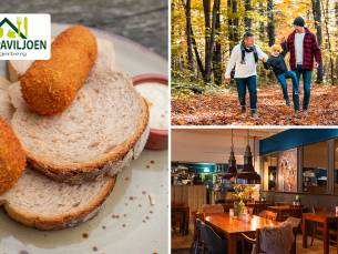 Wandelarrangement + koffie/thee + 2-gangenlunch bij Bospaviljoen de Norgerberg