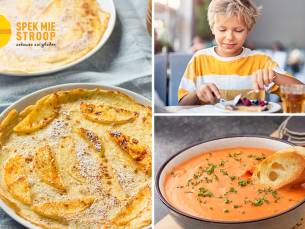 2- of 3-gangendiner bij Pannenkoekenrestaurant Spek Mie Stroop