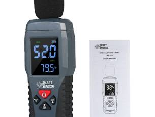 SMART SENSOR Mini Digital Schallpegelmesser LCD-Display Geräuschmessgerät Geräuschmessgerät Dezibel Tester 30-130dBA ST9604
