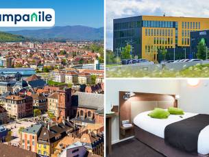 Overnachting voor 2 + ontbijt + late check-out in het hart van het Franche-ComtÃ©