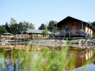 Luxe safaritent aan het water - 6 personen