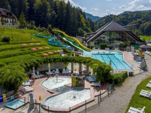 Genieten in de Alpen! Verblijf o.b.v. halfpension in Kamnik, Sloveni&euml; incl. ONBEPERKT toegang tot de thermale zwembaden!