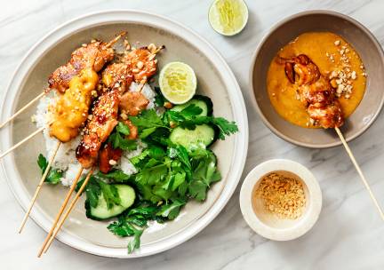 Kipgerecht en drankje naar keuze