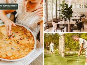 2-gangen pannenkoekendiner bij De Wolventuin
