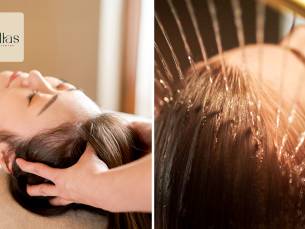(Duo) hairplaybehandeling of Japanese head spa
