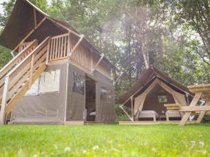 Safaricottage XS met privé sanitair - 4 personen