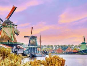 Ontdek de prachtige Zaanstreek, nabij Amsterdam incl. ontbijt en NS treinretour
