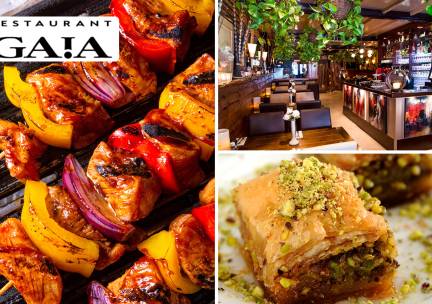 3-gangen keuzediner bij Syrisch Restaurant Gaia