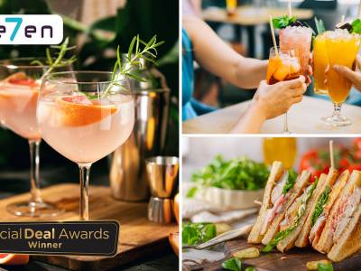 2 cocktails + gerecht naar keuze bij Se7en Utrecht