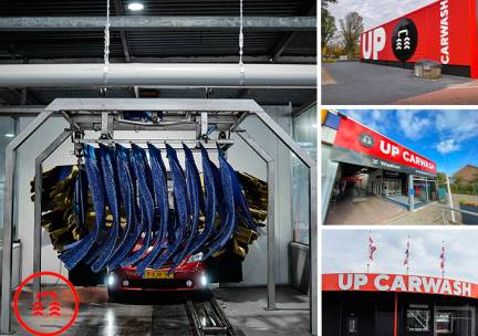 Wasbeurt bij UP Carwash (3 vestigingen)