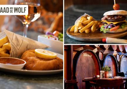 3-gangendiner à la carte bij Café Aad de Wolf