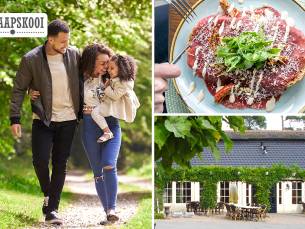 Wandel- of fietsarrangement met 2-gangenlunch bij EetcafÃ© de Schaapskooi