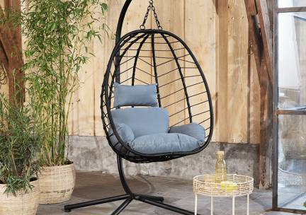 Lifa Garden Hangstoel met Standaard