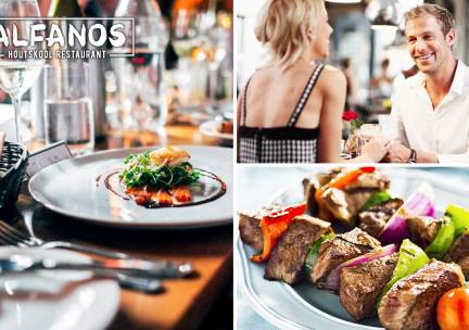 Mixed grill of Libanese proeverij voor 2, 3 of 4 personen bij Alfanos
